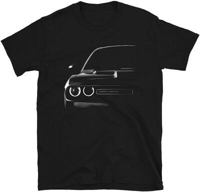 Tricou clasic american Challenger Muscle Car Race Car 100% bumbac, cu gâtul O, cu mânecă scurtă de vară, ocazional, tricou pentru bărbați Mărimea S-3XL