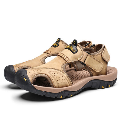 2023. aasta nahast meeste kingad suvi uued suured meeste sandaalid meeste sandaalid moodsad sandaalid sussid suur suurus 38-47