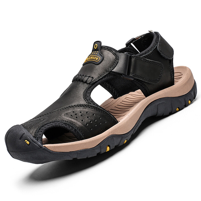 2023. aasta nahast meeste kingad suvi uued suured meeste sandaalid meeste sandaalid moodsad sandaalid sussid suur suurus 38-47