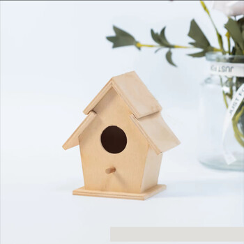 Διασυνοριακό ράφι Birdhouse Wooden Birdhouse Yard Hanging Mini Hummingbird Birdhouse Outdoor Birdhouse Bird Feeder