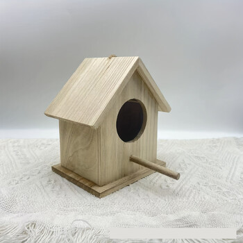 Διασυνοριακό ράφι Birdhouse Wooden Birdhouse Yard Hanging Mini Hummingbird Birdhouse Outdoor Birdhouse Bird Feeder