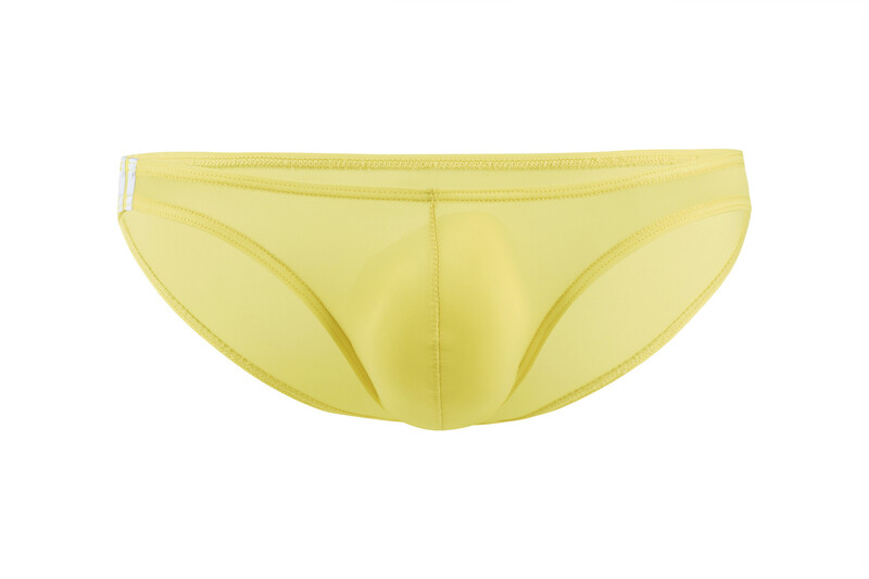 Trade U išgaubtas plonas ledinis šilkas vyriškas apatinis trikotažas žemu juosmeniu E043