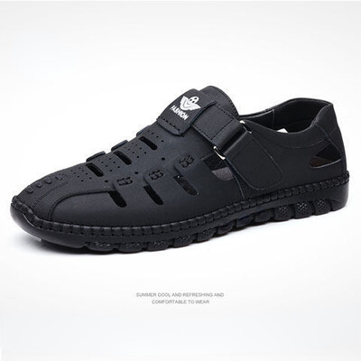 Meeste suvesandaalid rannanahast õõnsad pehmed sandaalid, libisemiskindlad suletud ninaga hingavad kiiresti kuivavad jalatsid meeste sandaalid