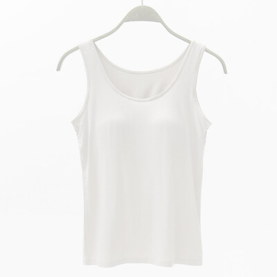 Casual γυναικεία σουτιέν φανελάκια με μαξιλαράκια με κουπ με πέντε δάχτυλα Spaghetti Cami Top Γιλέκο Γυναικεία καμιζόλα με ενσωματωμένο σουτιέν Push Up S-3XL