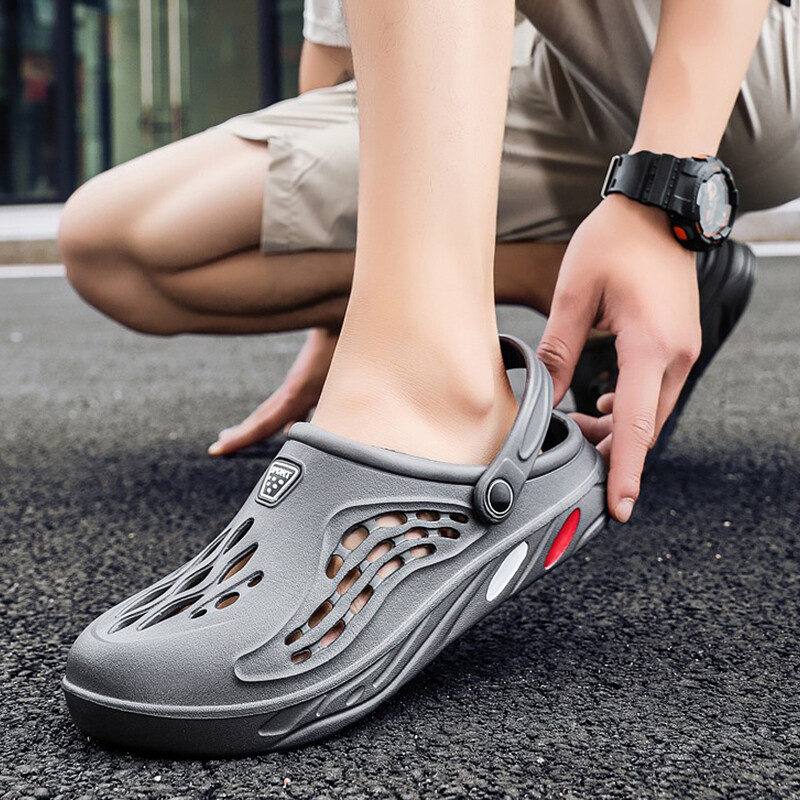 Pantofi de plajă pentru bărbați, femei, sandale de marcă, sandale de vară în aer liber, papuci de grădină, ocazionali, respirabili, sandale de plajă, șlapi 36-49