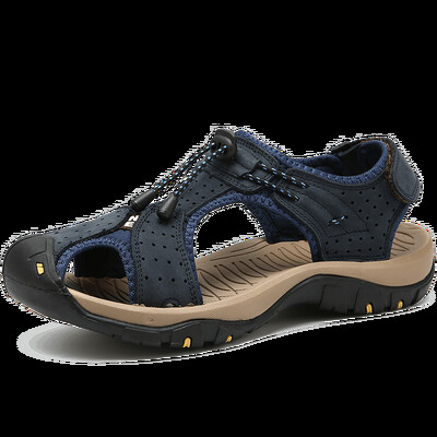 2024 Summer New Arrival Δερμάτινα ανδρικά παπούτσια Μεγάλο μέγεθος Ανδρικά σανδάλια Μοντέρνα σανδάλια Παντόφλες σε νούμερο 38-47