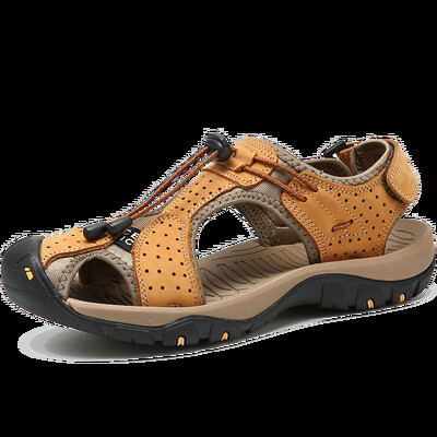 2024 Summer New Arrival Δερμάτινα ανδρικά παπούτσια Μεγάλο μέγεθος Ανδρικά σανδάλια Μοντέρνα σανδάλια Παντόφλες σε νούμερο 38-47