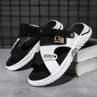 Meeste uus stiil 2023. aasta vabaajajalatsid, hingavad ja kerged, libisemiskindlad rannasussid