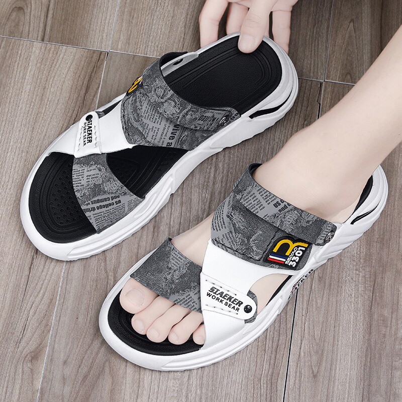 Meeste uus stiil 2023. aasta vabaajajalatsid, hingavad ja kerged, libisemiskindlad rannasussid