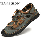 Suvised meeste sandaalid vabaaja jalanõud Itaalia meeste kingad Kaubamärgid Outdoor Snearkes hingavad sussid Meeste paadikingad Chaussure Homme