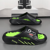 Vyriškos šlepetės Vasaros Nauja Platforma Šlepetės Sandalai EVA Minkštu padu Vyriški batai Vidaus lauko vaikščiojimo paplūdimio Batai Didelis dydis 38-47