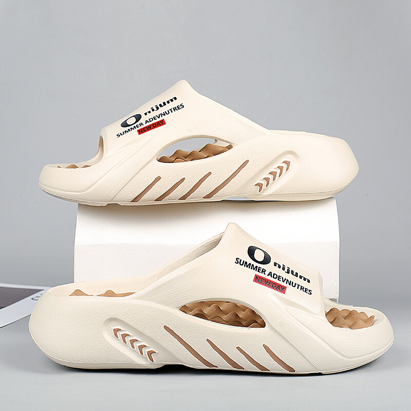 Vyriškos šlepetės Vasaros Nauja Platforma Šlepetės Sandalai EVA Minkštu padu Vyriški batai Vidaus lauko vaikščiojimo paplūdimio Batai Didelis dydis 38-47