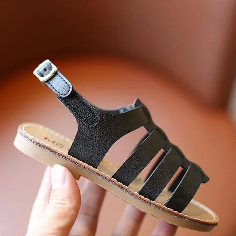 1–6-aastased lapsed suvised rannajalatsid, tüdrukud printsess, silmkoelised lahtised sandaalid, kuldsed, hõbedased, mustad