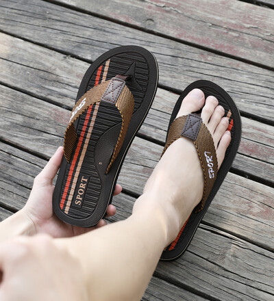 Suvised sussid Meeste plätud Rannasandaalid Libisemiskindlad vabaajajalatsid Sisemajajalatsid Meestele Õues liumäed, Suur suurus 47