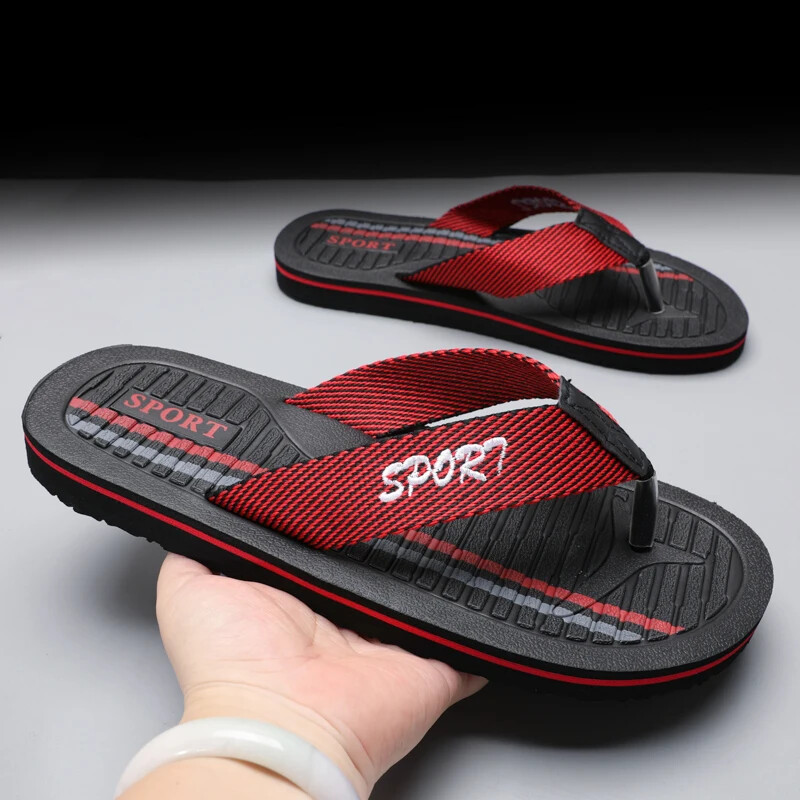 Suvised sussid Meeste plätud Rannasandaalid Libisemiskindlad vabaajajalatsid Sisemajajalatsid Meestele Õues liumäed, Suur suurus 47