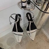 Moteriški sandalai plokščia apačia, 2024 m. Naujas vasarinis minkštas padas Romos smailianosiai Batai Moteriški paplūdimio laisvalaikio sandalai plokščiapadžiai moteriški batai