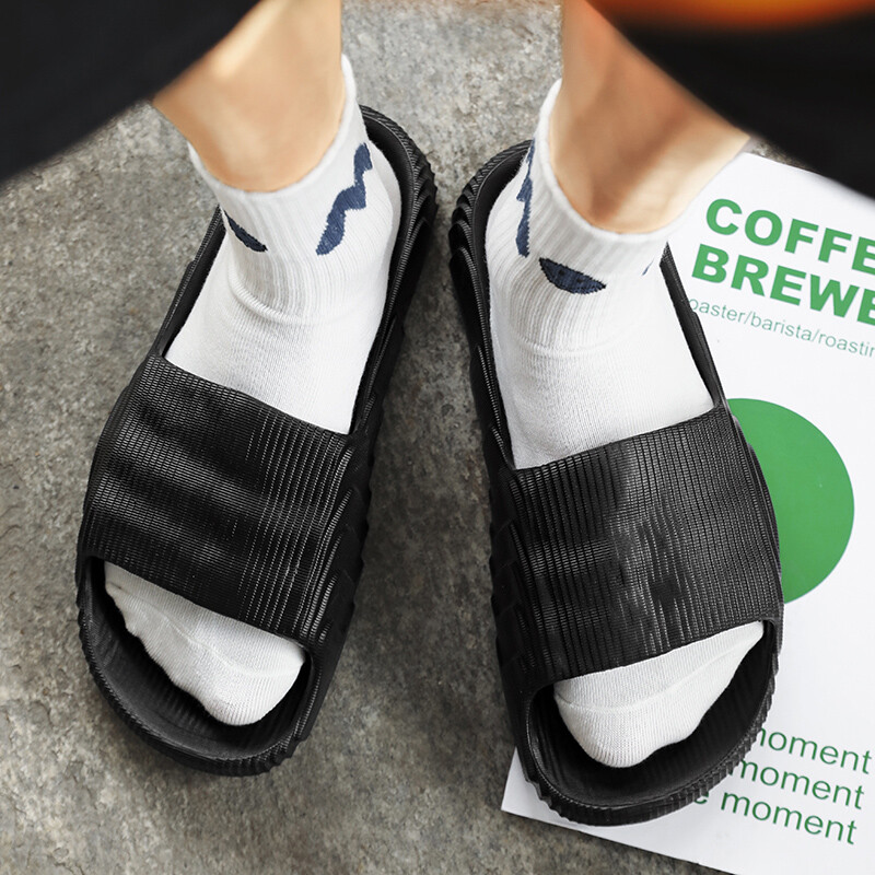 Pehmed Kodusussid Paar Suvised Libisemiskindlad Vannitoasussid Sandaalid Hotell Ühevärvilised Mehed Naiste Plätud Lamedad kingad