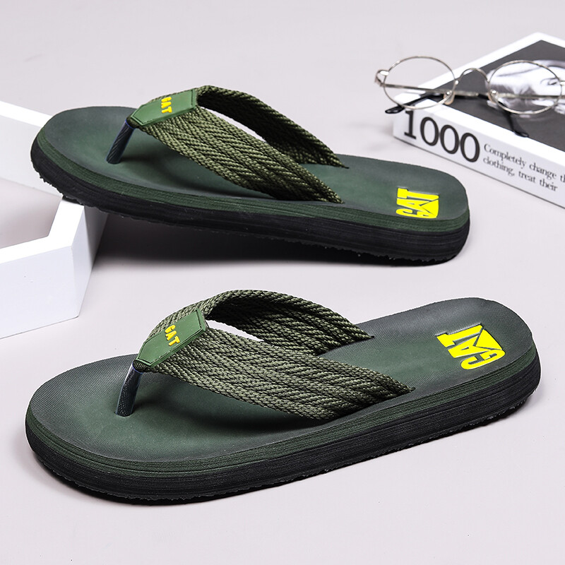 Flip-flops de vară pentru bărbați, în aer liber, pantofi de plajă casual, papuci ușori, respirabili, cu talpă moale, sandale anti-alunecare rezistente la uzură