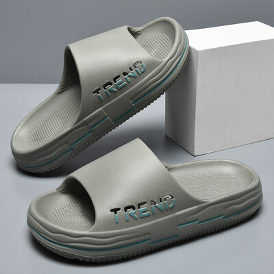 Muške neklizajuće EVA platforme, udobne papuče s mekim potplatom za unutarnje vanjske kupaonice za plažu, ljetne sandale za muškarce