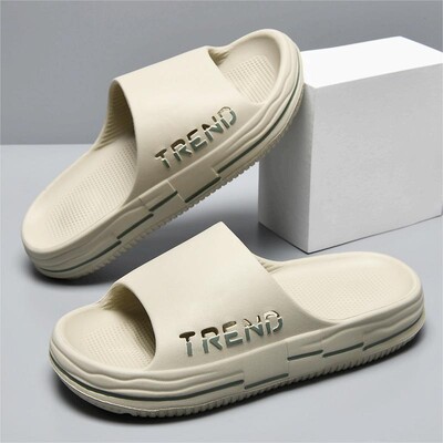 Muške neklizajuće EVA platforme, udobne papuče s mekim potplatom za unutarnje vanjske kupaonice za plažu, ljetne sandale za muškarce