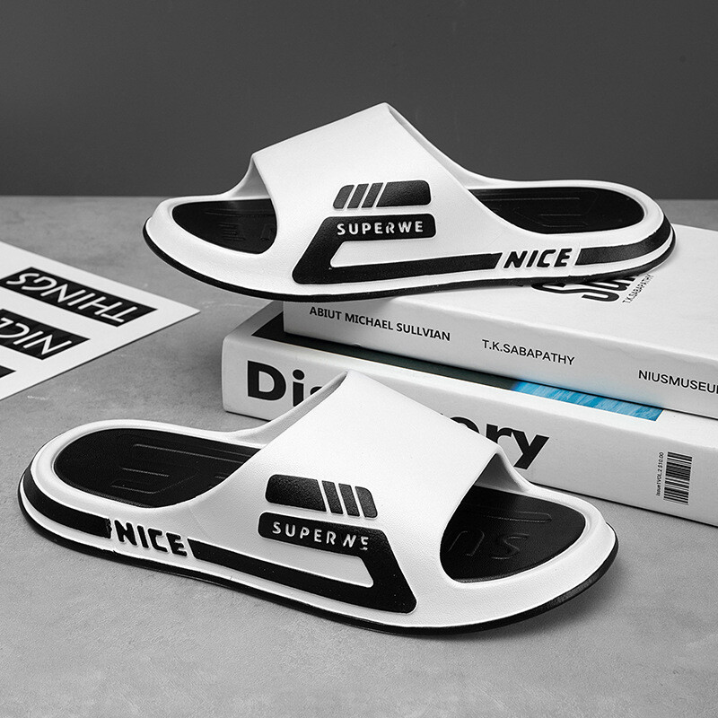 2023 m. vasara Naujos vyriškos šlepetės Patvarios minkštu padu namuose Vonios lauko šlepetės Kasdieninės neslystančios Prabangios Šlepetės Studentų šlepetės