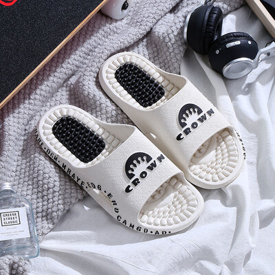 Meeste sussid sise- ja väliskandmiseks Vannitoa jalamassaaž libisemiskindel kulumiskindel deodorant rannasandaalid ja sussid