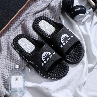 Meeste sussid sise- ja väliskandmiseks Vannitoa jalamassaaž libisemiskindel kulumiskindel deodorant rannasandaalid ja sussid