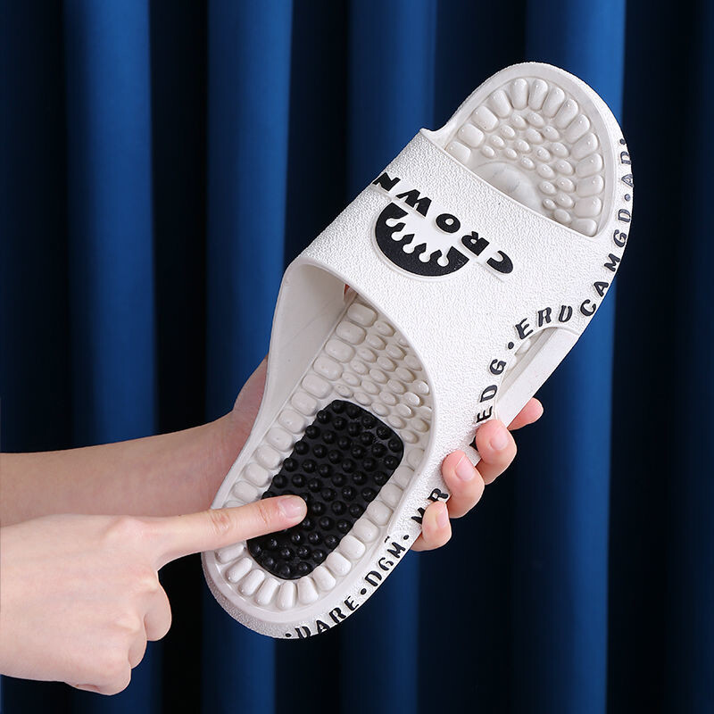 Meeste sussid sise- ja väliskandmiseks Vannitoa jalamassaaž libisemiskindel kulumiskindel deodorant rannasandaalid ja sussid