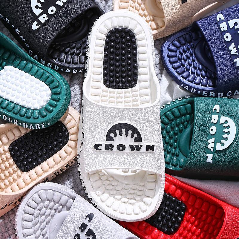 Meeste sussid sise- ja väliskandmiseks Vannitoa jalamassaaž libisemiskindel kulumiskindel deodorant rannasandaalid ja sussid