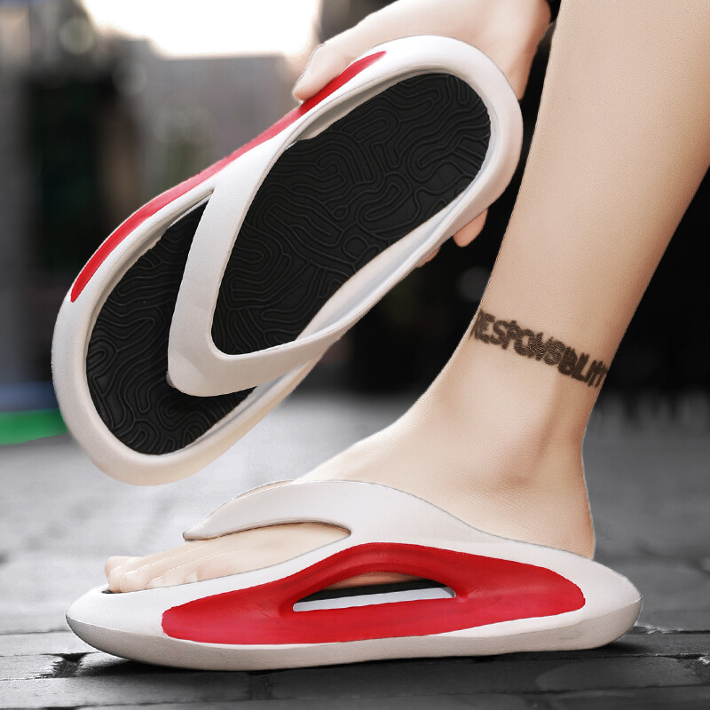 Paar plätud meeste kulumiskindla platvormiga hingav noorte trendi moemassaaž libisemisvastane vabaaja suurendamine, uued meeste sussid