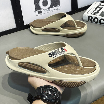 Mood Uued Meeste Massaažisussid Mugavad plätud väljas siseruumides Pehme tald Meeste Rannasandaalid Libisemiskindlad Kodu Meeste sussid