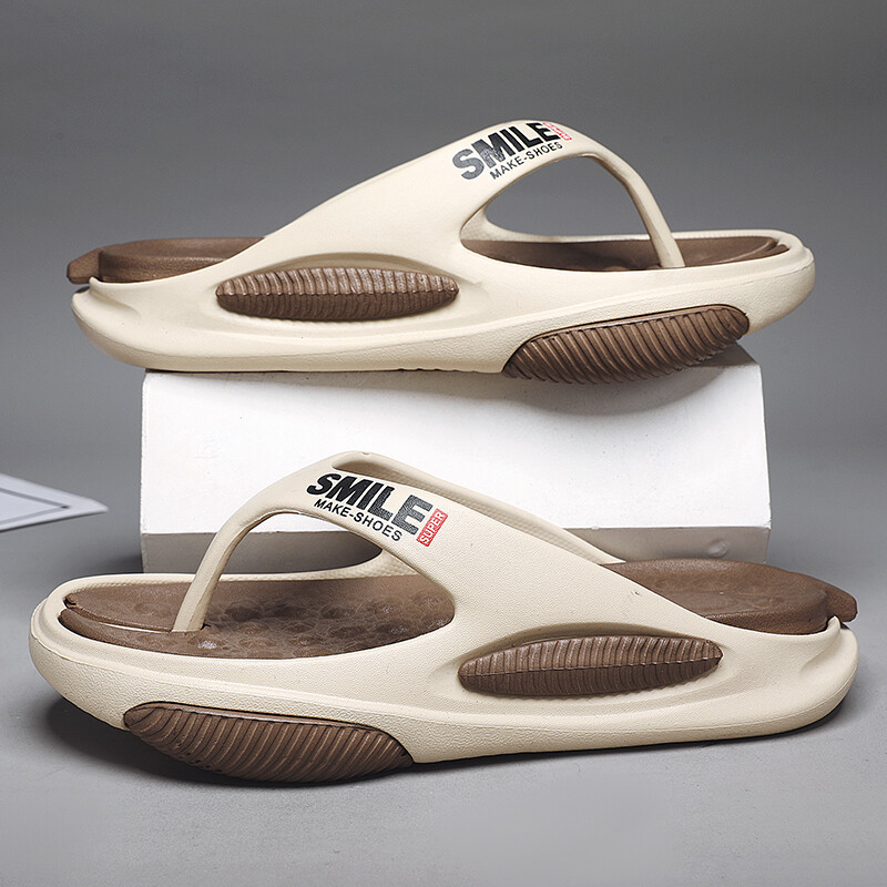 Mood Uued Meeste Massaažisussid Mugavad plätud väljas siseruumides Pehme tald Meeste Rannasandaalid Libisemiskindlad Kodu Meeste sussid