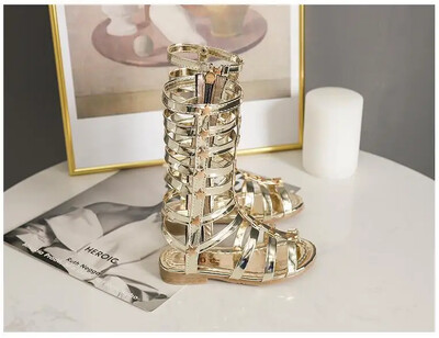 Nove ljetne dječje sandale Rimske čizme Visoke sandale za djevojčice Dječje gladijatorske sandale Hot Sale Cipele za malu djevojčicu