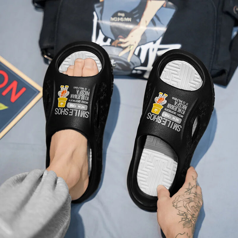 2024. aasta uued meeste massaažisussid, liugused siseruumides, välisandaalid, vabaajajalatsid rannas, mugava tallaga meeste sussid