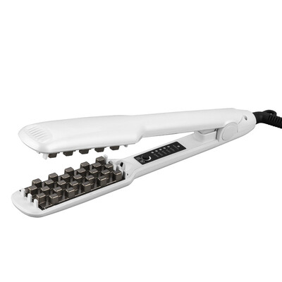 Hair Iron Keraamiline 3D Grid Hair Crimper Professionaalne volüümi andev lokirull Corn Perm kohev splint Flat Iron Juuste kujundamise tööriistad