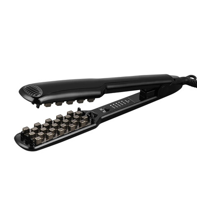 Hair Iron Keraamiline 3D Grid Hair Crimper Professionaalne volüümi andev lokirull Corn Perm kohev splint Flat Iron Juuste kujundamise tööriistad