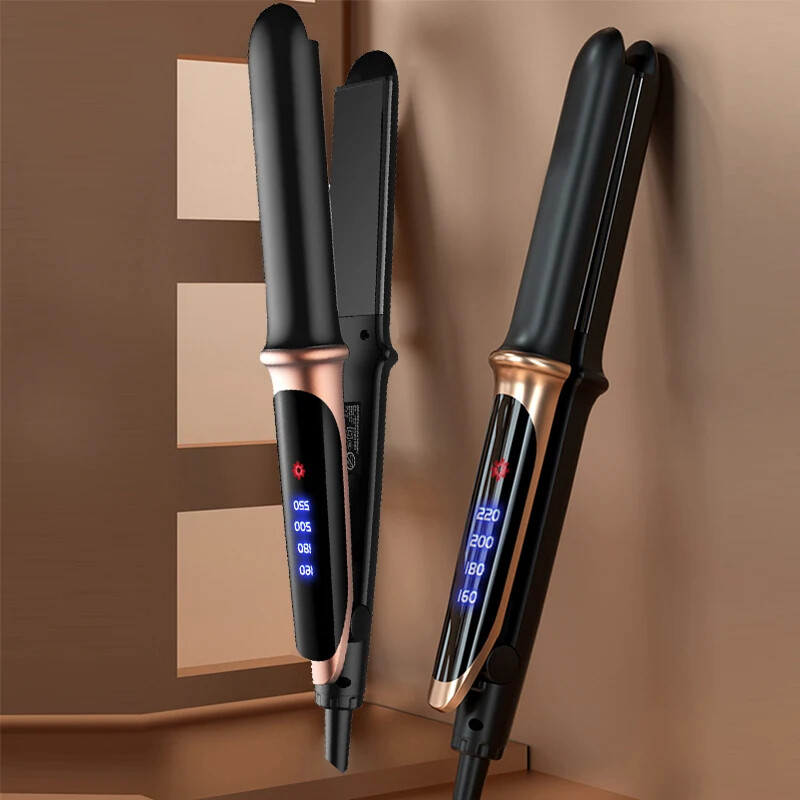 Professionaalne juuksesirgendaja, triikraud märgade või kuivade juuste jaoks.