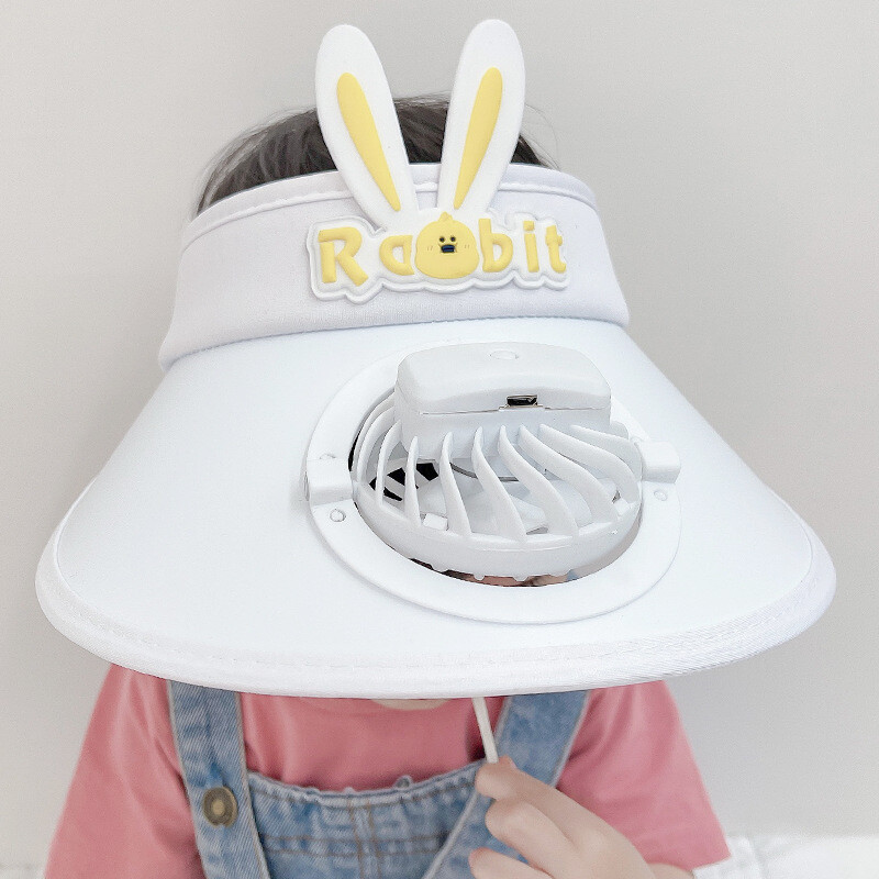 Pălărie pentru copii Protecție solară Pălărie de top goală cu ventilator pentru băieți și fete Pălărie de plajă în aer liber cu bor mare pentru copii