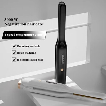 Μίνι ισιωτικό Flat Iron Μίνι ισιωτικό μαλλιών Γρήγορη θέρμανση γένια Ισιωτικό σίδερο Μικρό επίπεδο σίδερο για ισιωτικό για κοντά μαλλιά