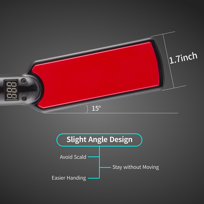 MCH titano plokščias lygintuvas 480F aukšta temperatūra 2 viename plaukų tiesinimo suktukas Profesionalus plačių plokščių keratininis lygintuvas