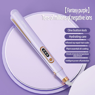 Unisex juuksesirgendaja ja lokirull 2-ühes, mis sobib igale juuksetüübile 10s Quick Heat professionaalne juuksesirgendusplaat