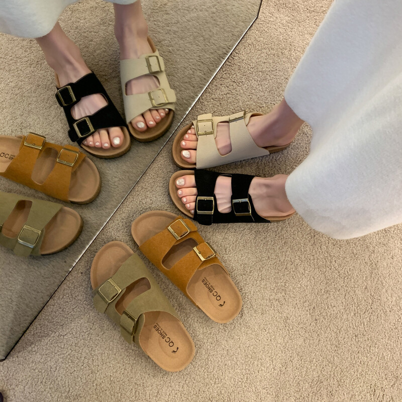 Modne ženske sandale za plažu Ljetne ravne cipele Ležerne papuče s štipaljkama Cipele za hodanje Nove tobogane za plažu Udobne japanke s leđima