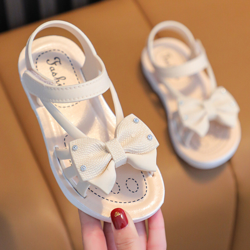Sandale za djevojčice Ljeto 2023. Nove srednje i velike dječje prozračne dječje sandale za plažu Princess, srednje i velike, 2-10 godina