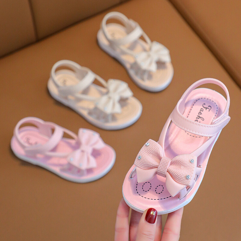 Sandale za djevojčice Ljeto 2023. Nove srednje i velike dječje prozračne dječje sandale za plažu Princess, srednje i velike, 2-10 godina