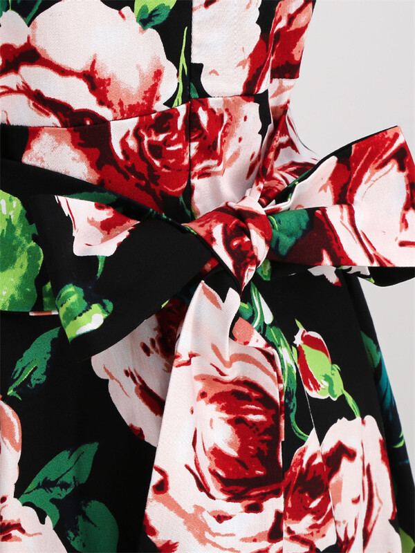 2023 Vintage Tea Party Καλοκαιρινό φόρεμα με λουλούδια βαμβακερό κομψό Γαλλικό 1950 Runway Prom Short sundress Casual τουνίκ φόρεμα κούνιας