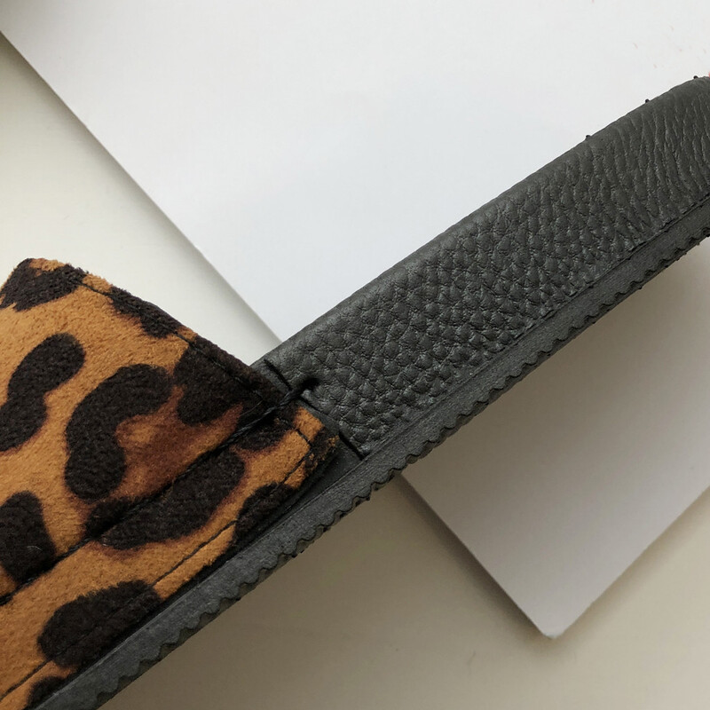 Rannad naiste leopard lamedate trükistega kingad Naiste vabaaja sandaalid sussid Naiste sussid Mokassiinid pehmed naiste toasussid