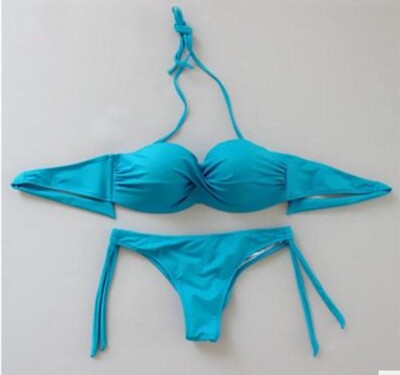 skupljena guza naborani kupaći kostimi kupaći kupaći kostim za žene bikini set donjeg rublja potpora za bikini čvrsti push up od S do XXL