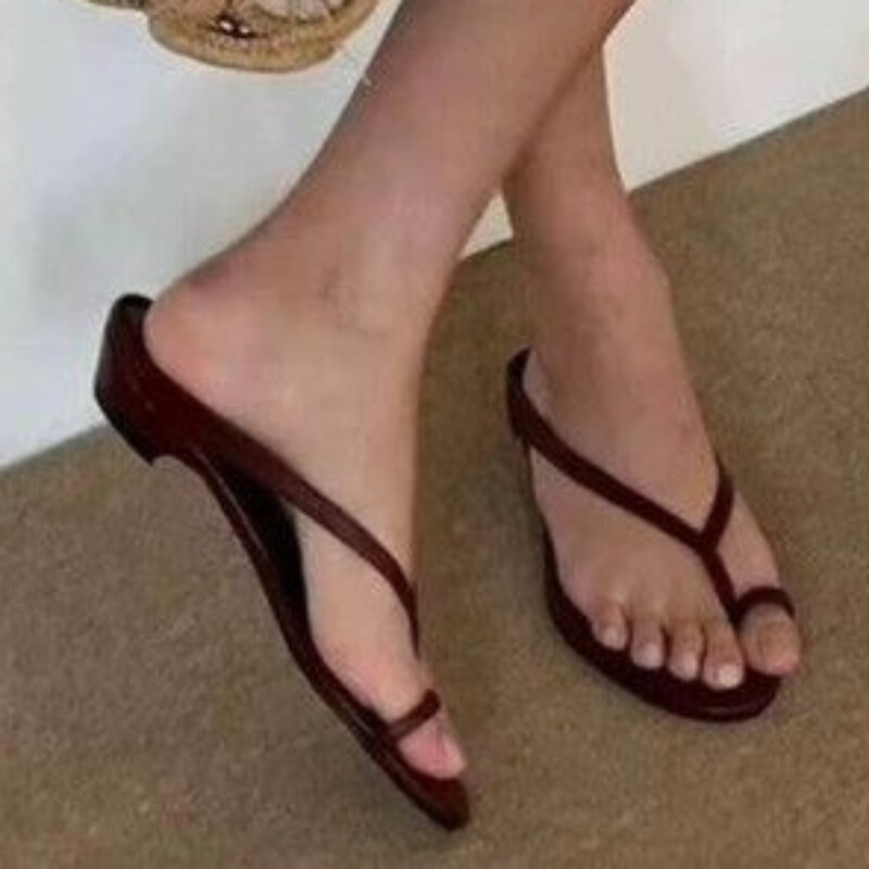 Naiste kingad soodushinnaga 2024. aasta kvaliteetsed suvised naiste sussid, lahtise varbaga, madala kontsaga vabaaja kerged rannasussid