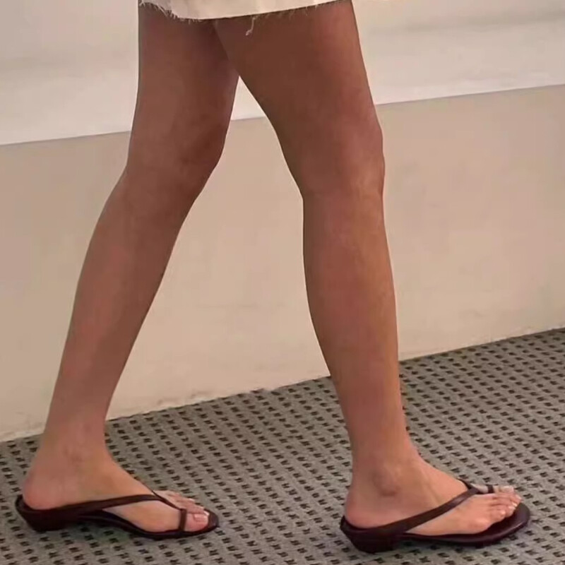 Naiste kingad soodushinnaga 2024. aasta kvaliteetsed suvised naiste sussid, lahtise varbaga, madala kontsaga vabaaja kerged rannasussid