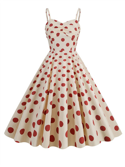 Κομψό καλοκαιρινό ρετρό ρετρό vintage φόρεμα Hepburn Αγγλία Στυλ σπαγγέτι λουράκια καρό στάμπα σέξι ταλάντευση στολή Pinup Flare Tea Φόρεμα